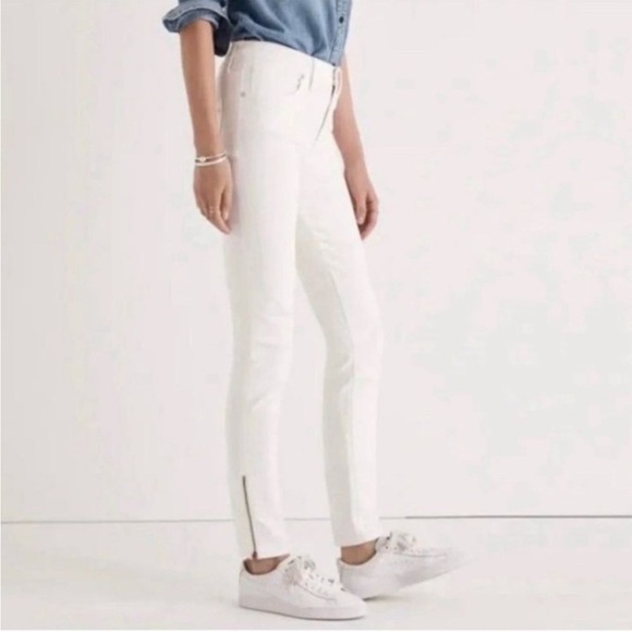 Madewell Sezane Stretch Zipper Ankle Jeans size 32 NWOT - Picture 1 of 13